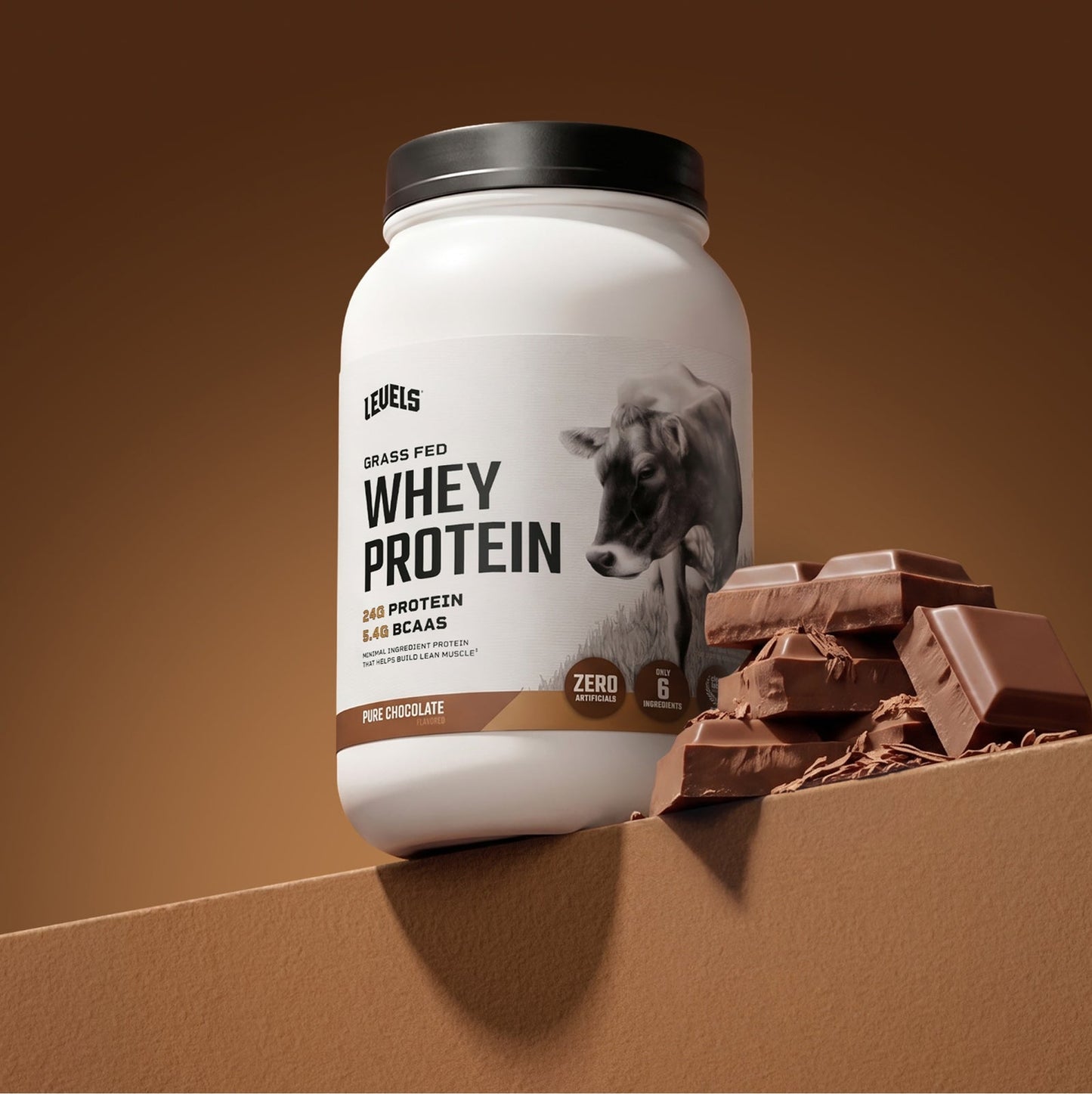 Levels Grass Fed Whey Protein Powder 2LB