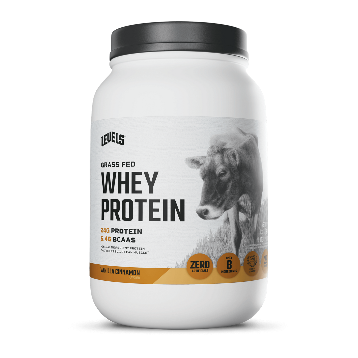Levels Grass Fed Whey Protein Powder 2LB