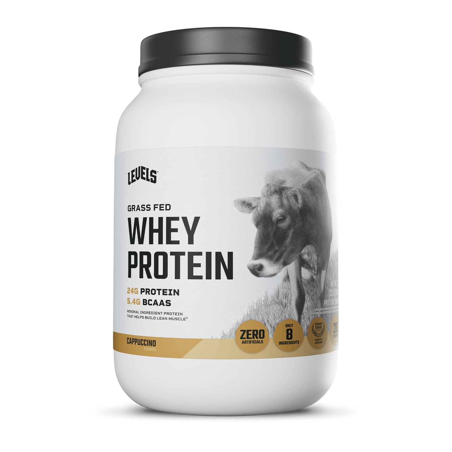 Levels Grass Fed Whey Protein Powder 2LB